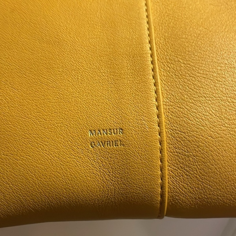 Mansur Gavriel Tulipano Bag ~ Ochre - Picture 15 of 16